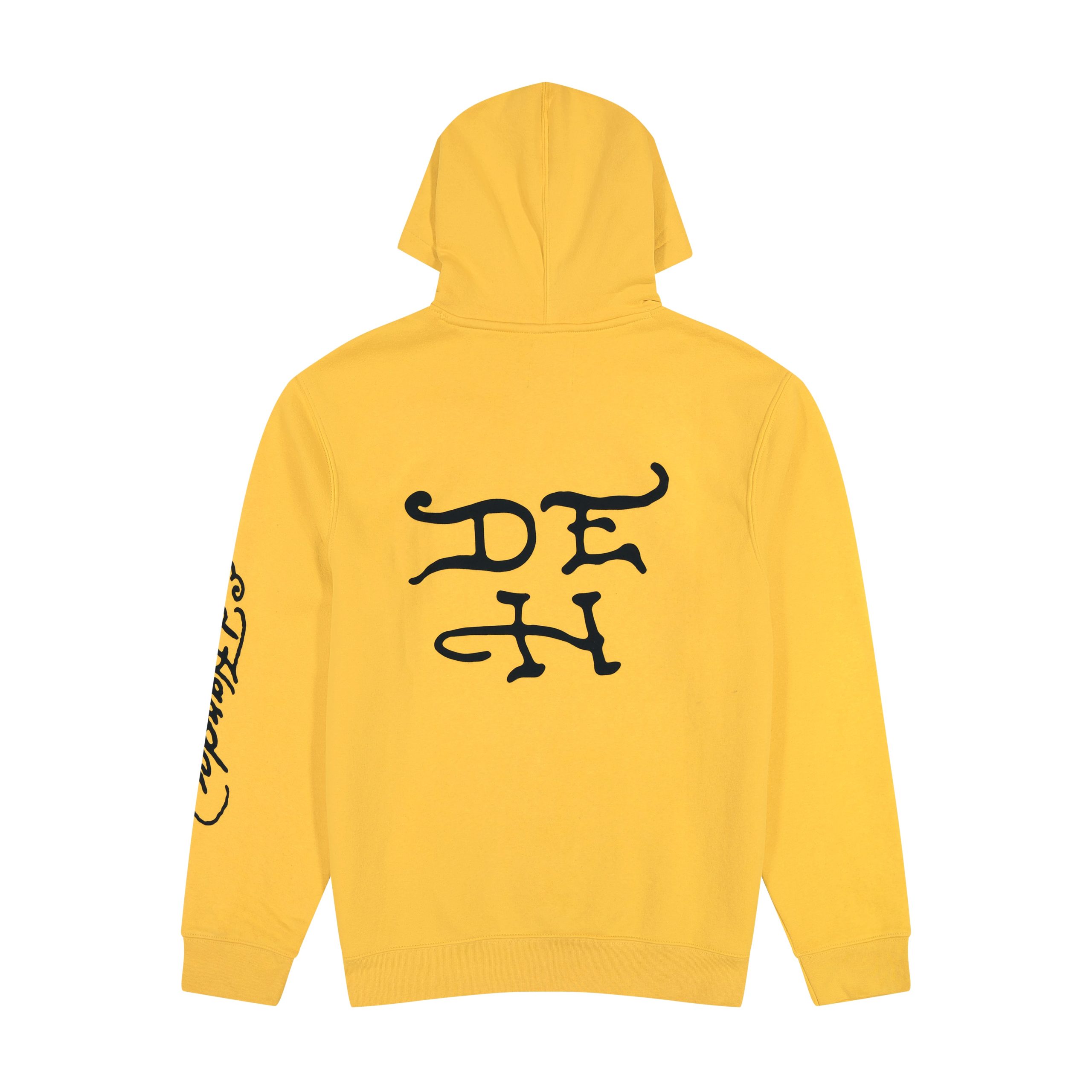 Fire Tiger Golden Yellow Pullover Hoodie - Image 2
