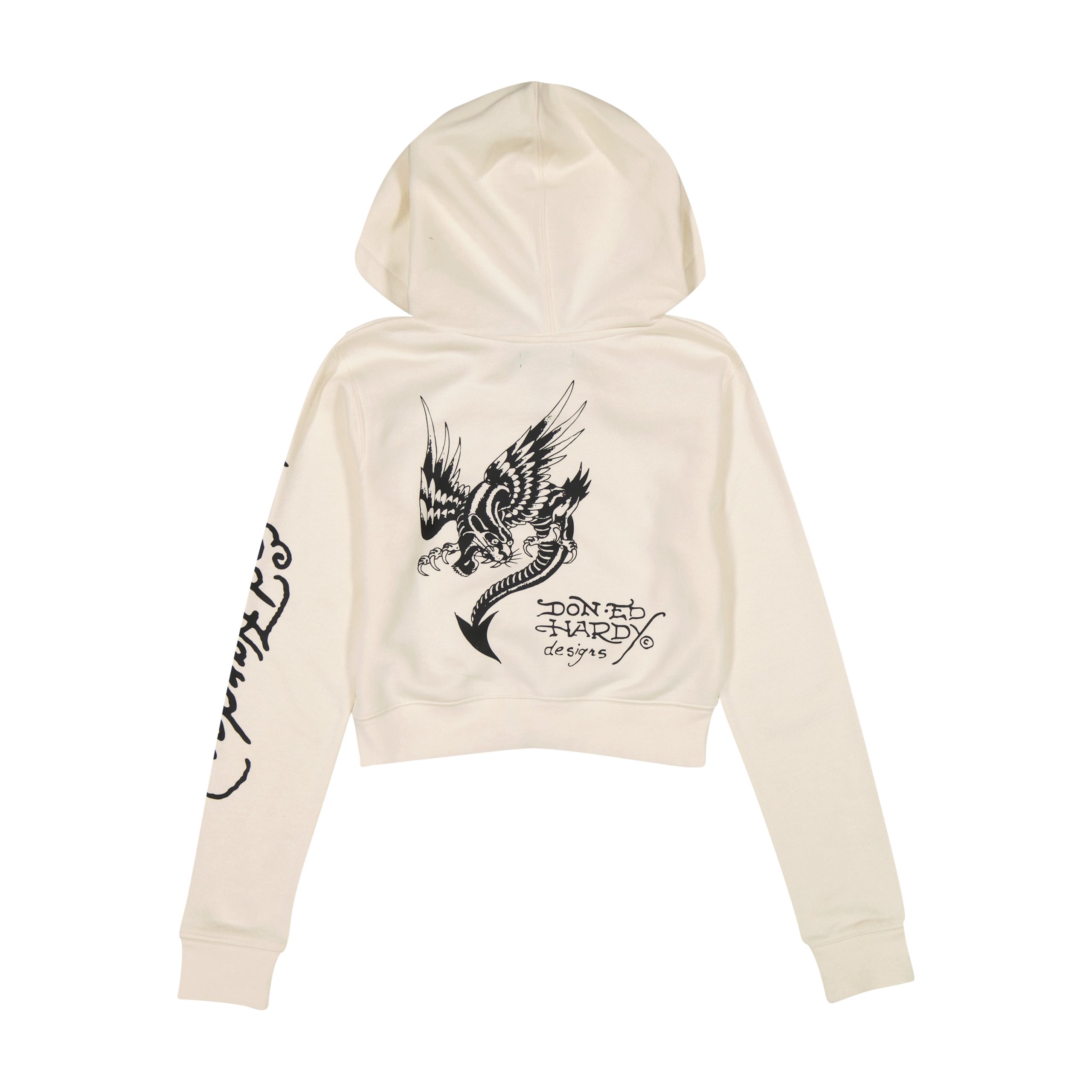 Dagger Heart Cropped Hoodie - Image 2