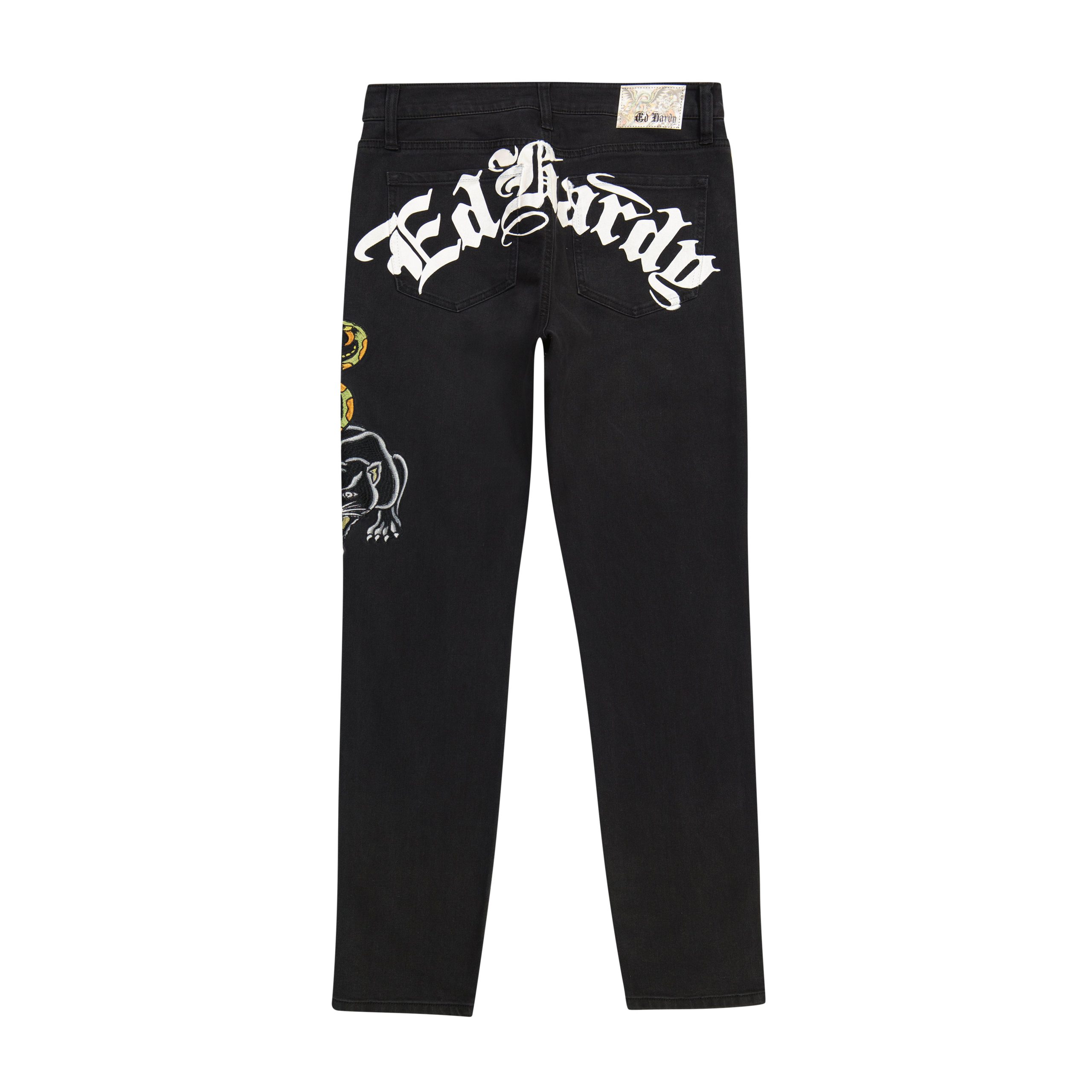 Dagger Skull Slim Taper Jean - Image 2