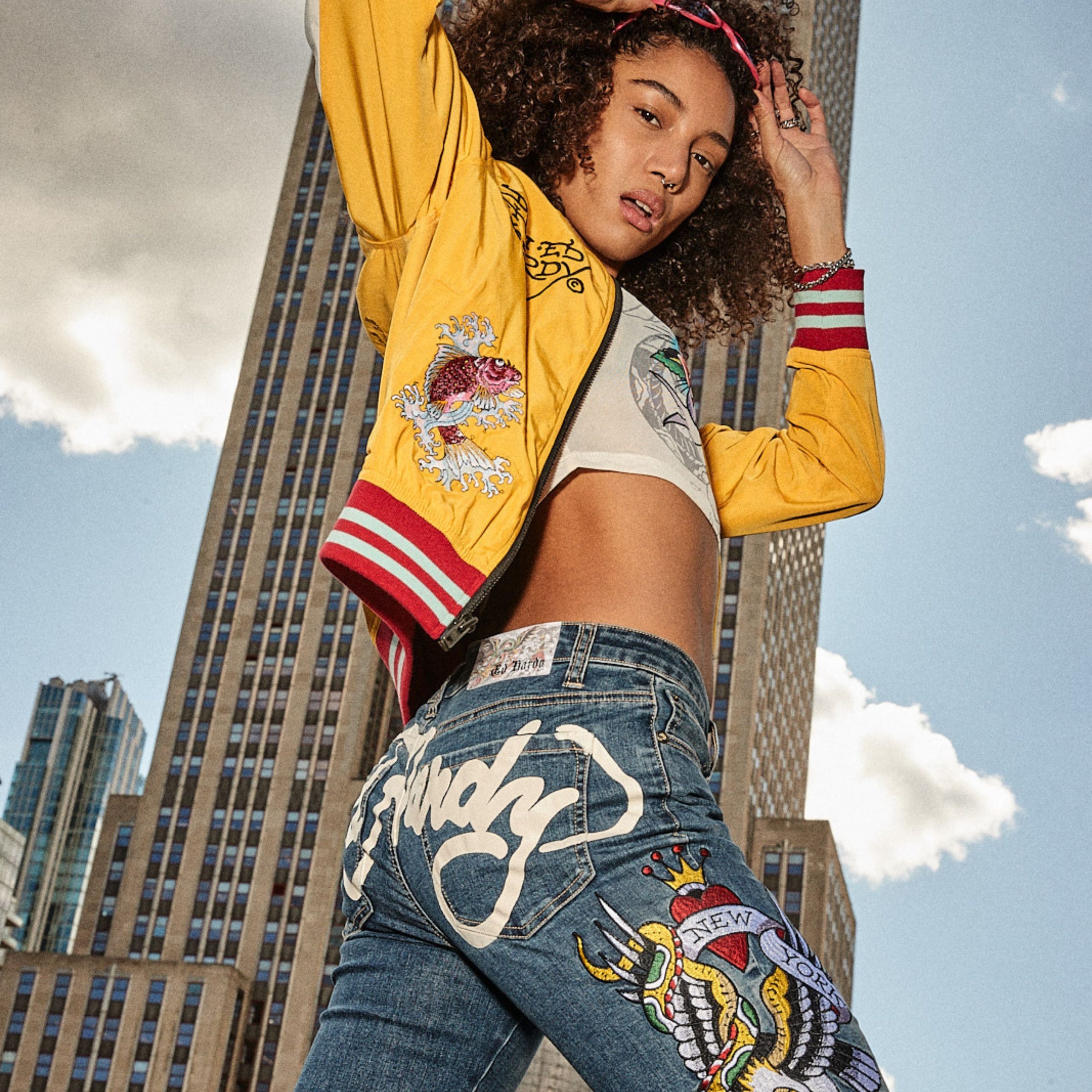 NYC Eagle Slim Flare Jean - Image 2